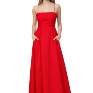 Spaghetti Strap Midi Dress